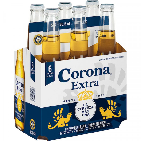 Corona Extra Lagerbier 6x0,355l MEHRWEG