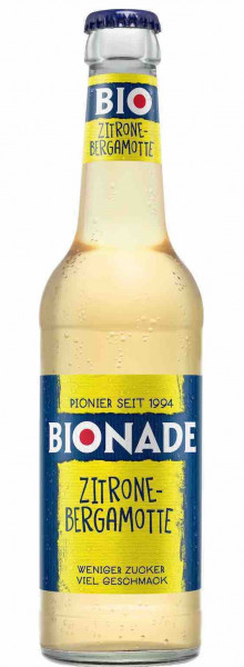 BIONADE Zitrone - Bergamotte 12x0,33l MEHRWEG